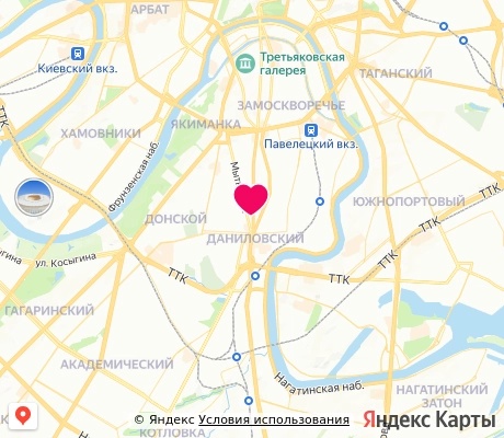 На карте
