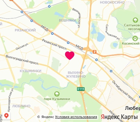 На карте