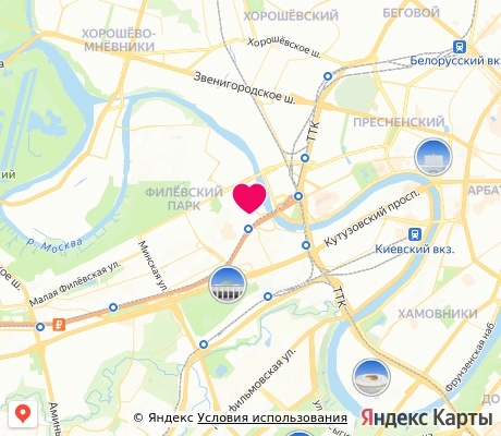 На карте