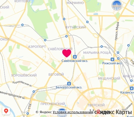 На карте