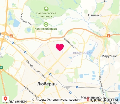 На карте