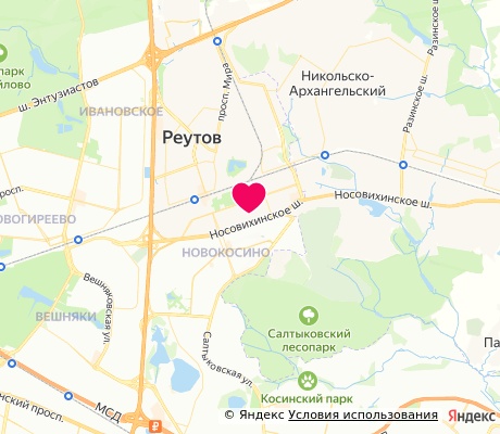 На карте
