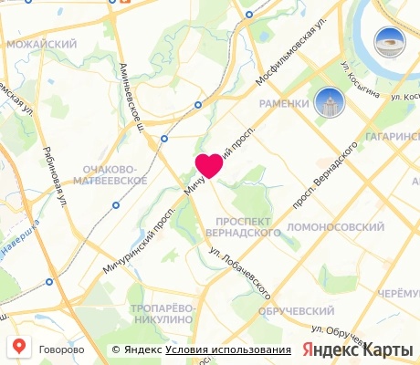 На карте