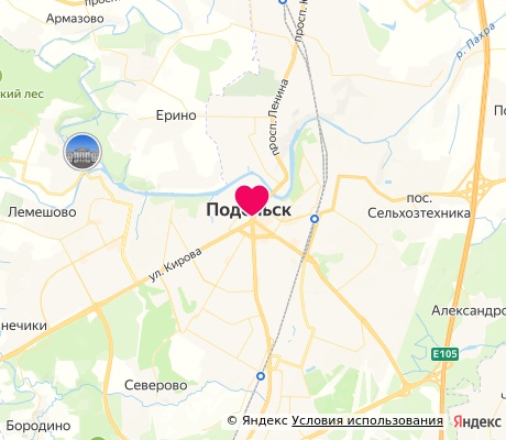 На карте