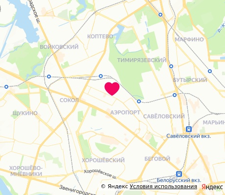 На карте