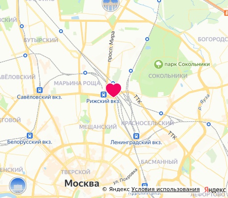 На карте