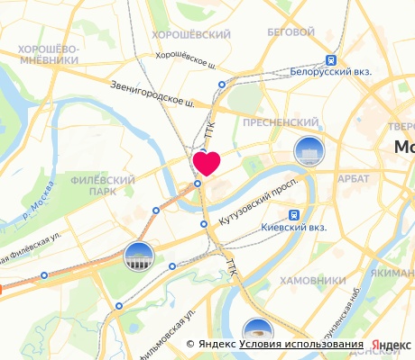 На карте