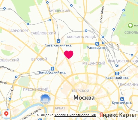 На карте
