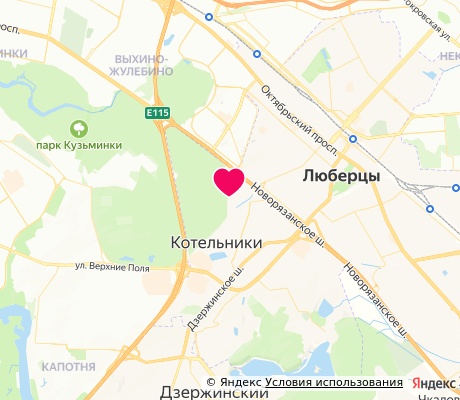 На карте