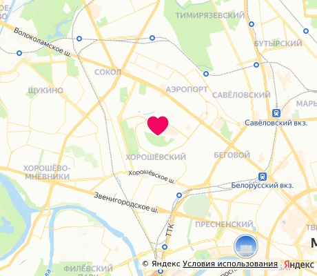 На карте