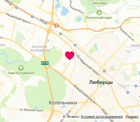 На карте