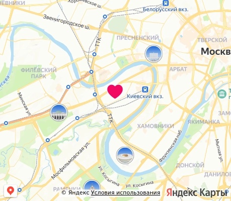 На карте