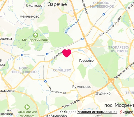 На карте