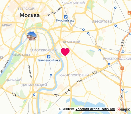 На карте