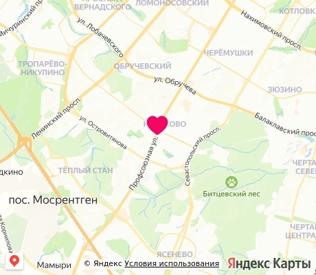 На карте