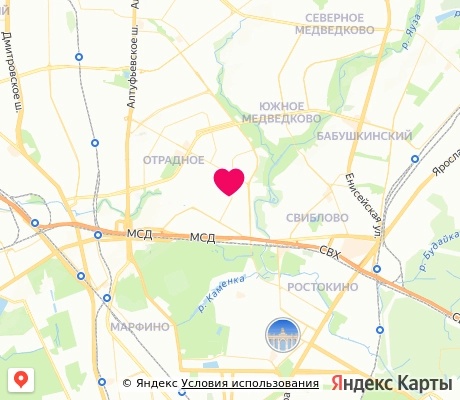 На карте