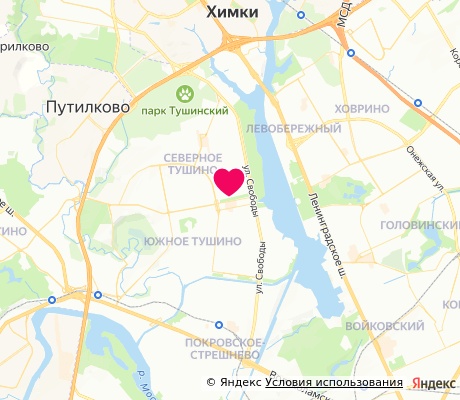 На карте