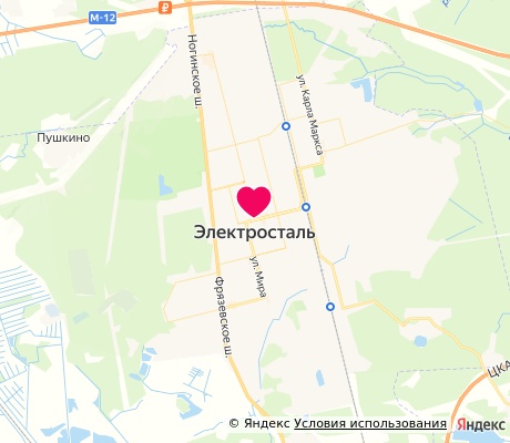 На карте