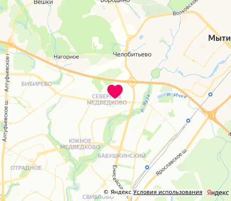 На карте
