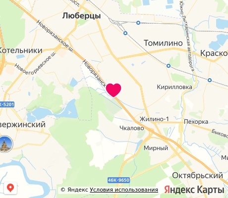 На карте