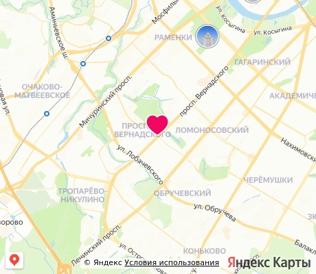 На карте