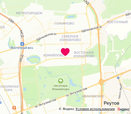 На карте