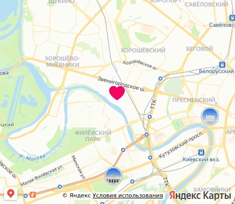 На карте