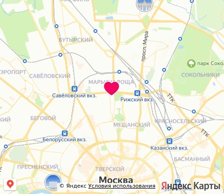 На карте