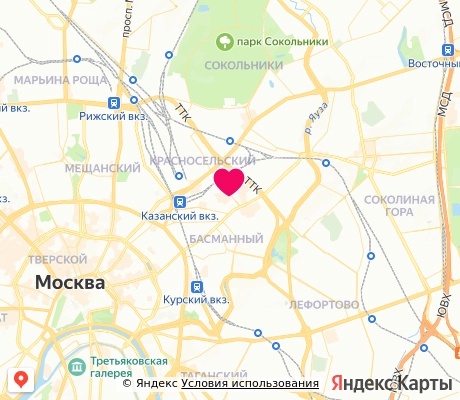 На карте