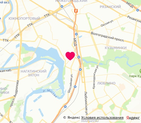 На карте