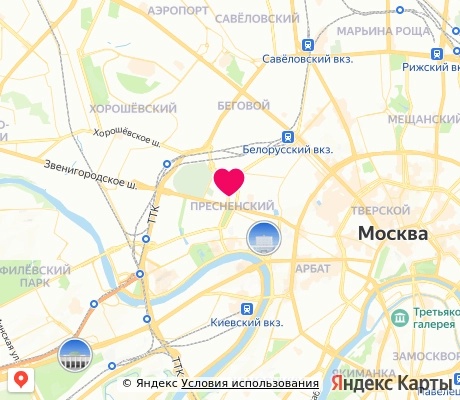 На карте