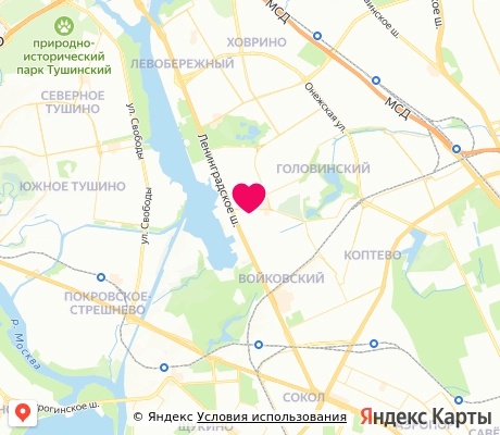На карте