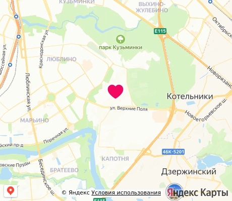 На карте