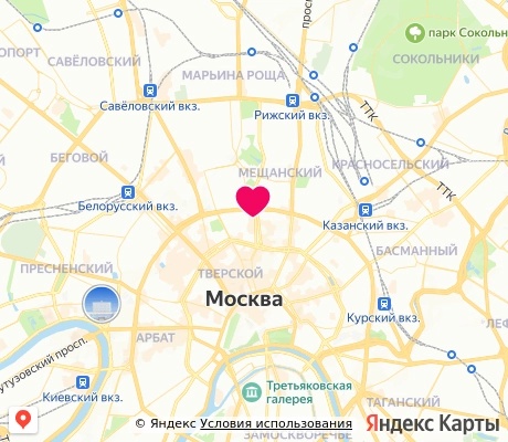 На карте