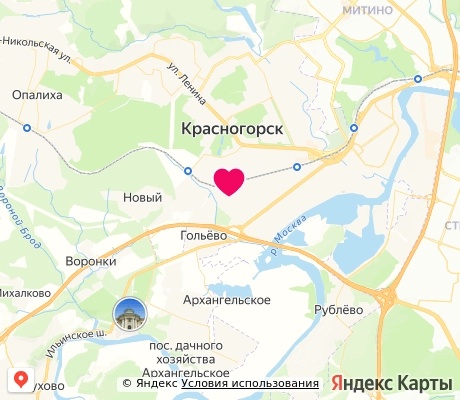 На карте