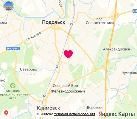 На карте