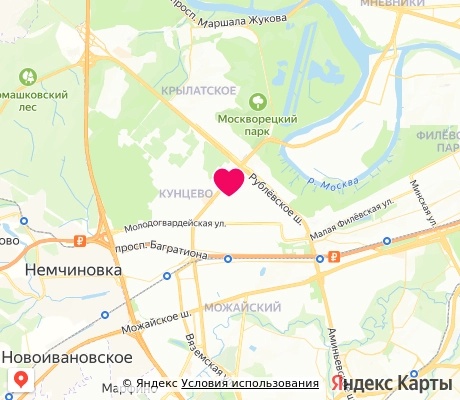 На карте