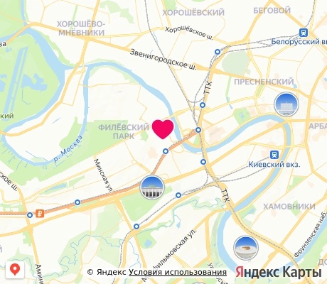 На карте