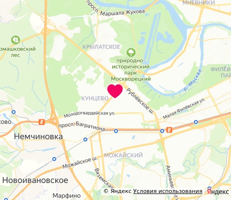 На карте