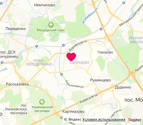 На карте
