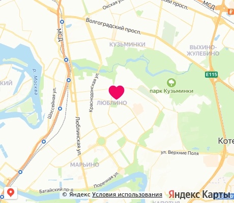 На карте