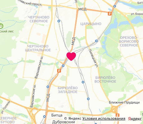 На карте