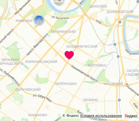 На карте