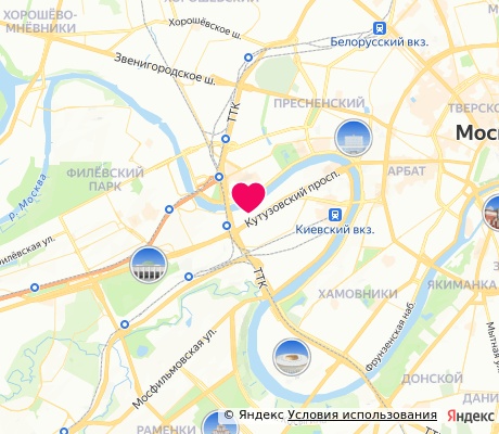 На карте