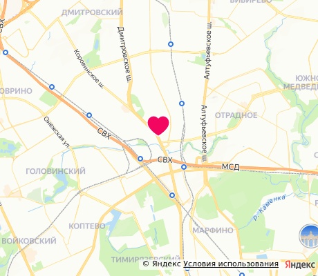 На карте