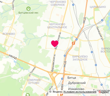 На карте