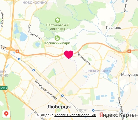 На карте