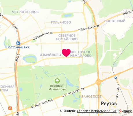 На карте